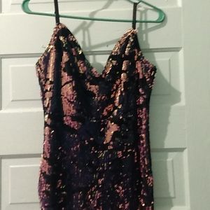 Shop 17 sequin dress, size small, spaghetti strap